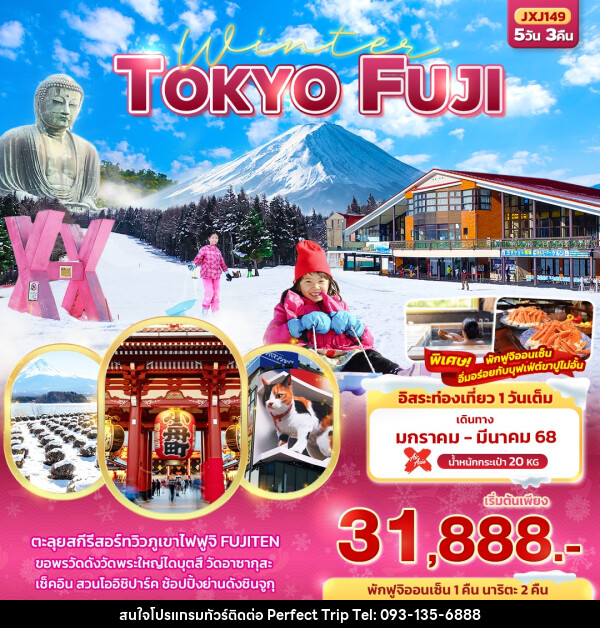 ทัวร์ญี่ปุ่น Winter TOKYO FUJI - บริษัท เพอร์เฟคทริป คลับ จำกัด