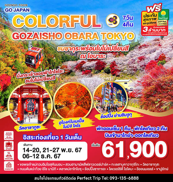 ทัวร์ญี่ปุ่น COLORFUL GOZAISHO KORANKEI TOKYO - บริษัท เพอร์เฟคทริป คลับ จำกัด