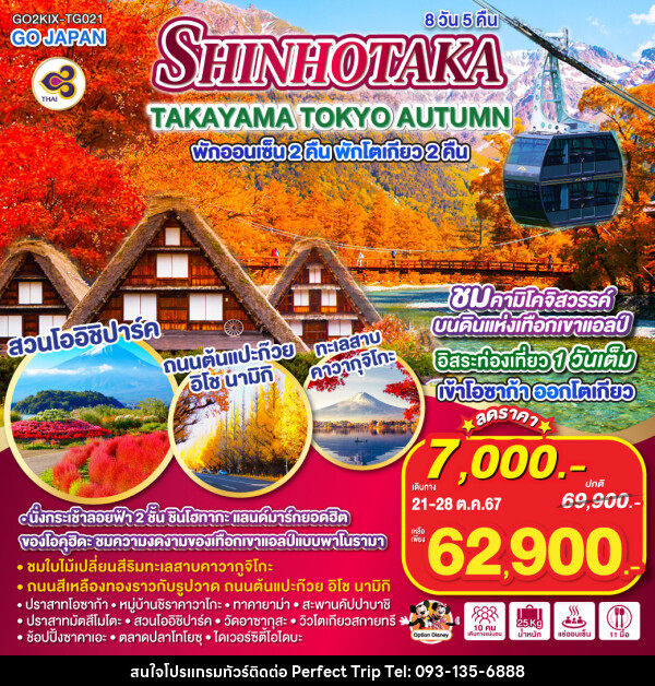 SHINHOTAKA TAKAYAMA TOKYO AUTUMN - บริษัท เพอร์เฟคทริป คลับ จำกัด