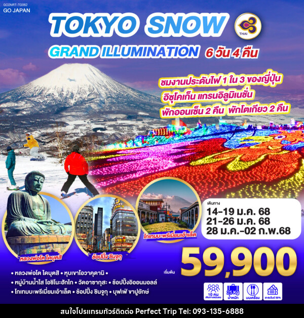 ทัวร์ญี่ปุ่น TOKYO SNOW GRAND ILLUMINATION  - บริษัท เพอร์เฟคทริป คลับ จำกัด