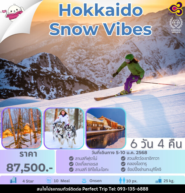 ทัวร์ญี่ปุ่น Hokkaido Snow Vibes - บริษัท เพอร์เฟคทริป คลับ จำกัด