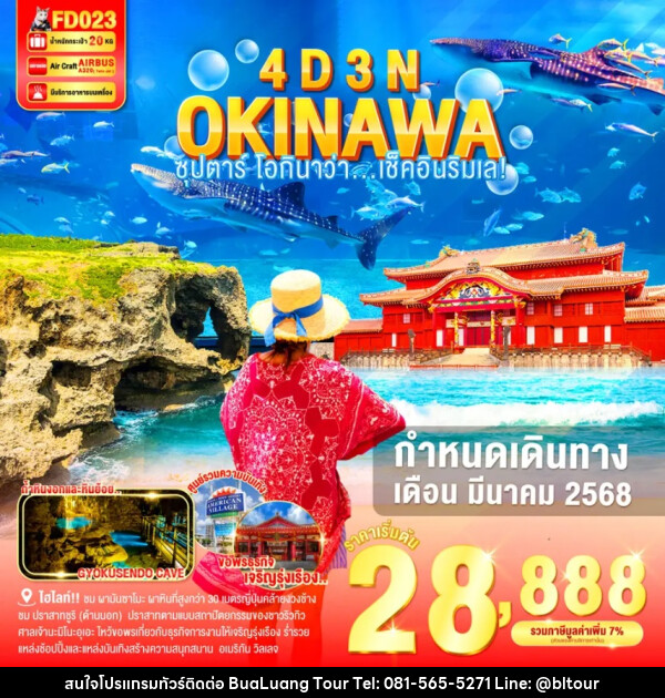 ทัวร์ญี่ปุ่น OKINAWA  ซุปตาร์ โอกินาว่า....เช็คอินริมเล - บริษัท บัวหลวง ทัวร์ แอนด์ เทรดดิ้ง จำกัด