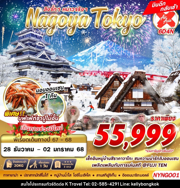 ทัวร์ญี่ปุ่น ลิงจั๊กๆ หนาวจริงๆ Nagoya Tokyo - KTravel And Experience