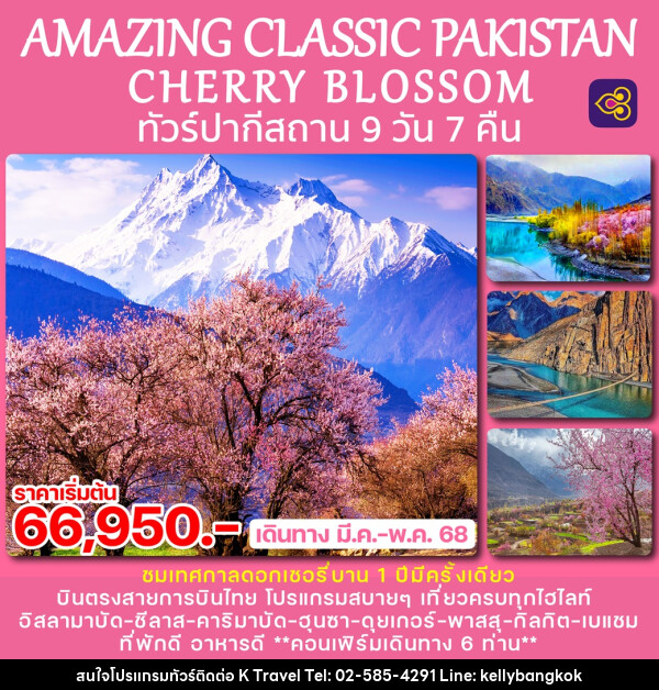 ทัวร์ปากีสถาน AMAZING CLASSIC PAKISTAN CHERRY BLOSSOM - KTravel And Experience