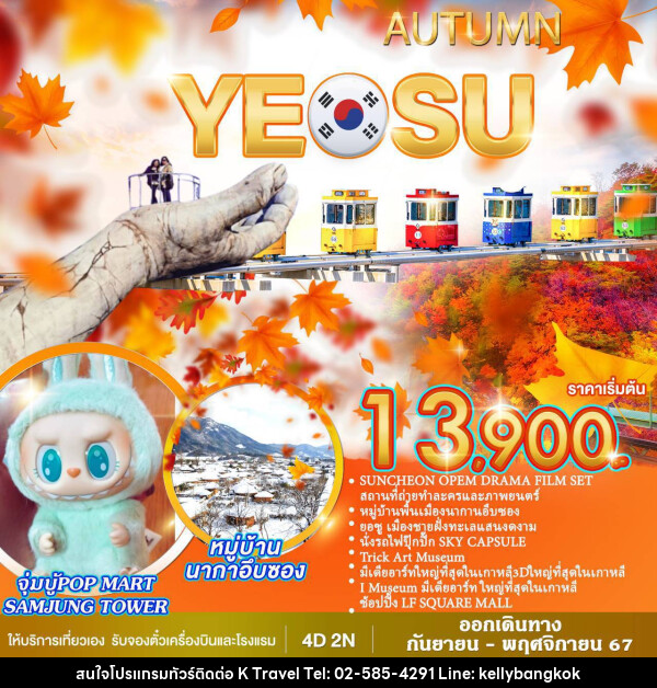 ทัวร์เกาหลี AUTUMN YEOSU - KTravel And Experience