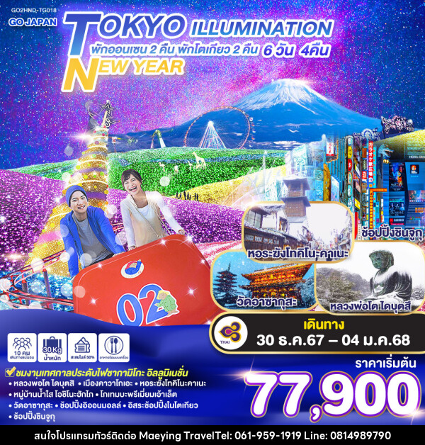 ทัวร์ญี่ปุ่น TOKYO ILLUMINATION NEW YEAR - แม่หญิงทราเวล