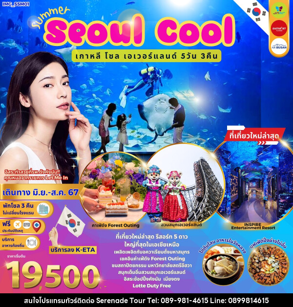 ทัวร์เกาหลี Summer Seoul Cool - บริษัท เซเรเนด ทัวร์ จำกัด