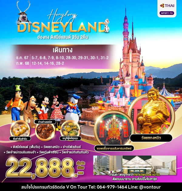 ทัวร์ฮ่องกง HONGKONG DISNEYLAND - บริษัท อเมซเลเซอร์ จำกัด