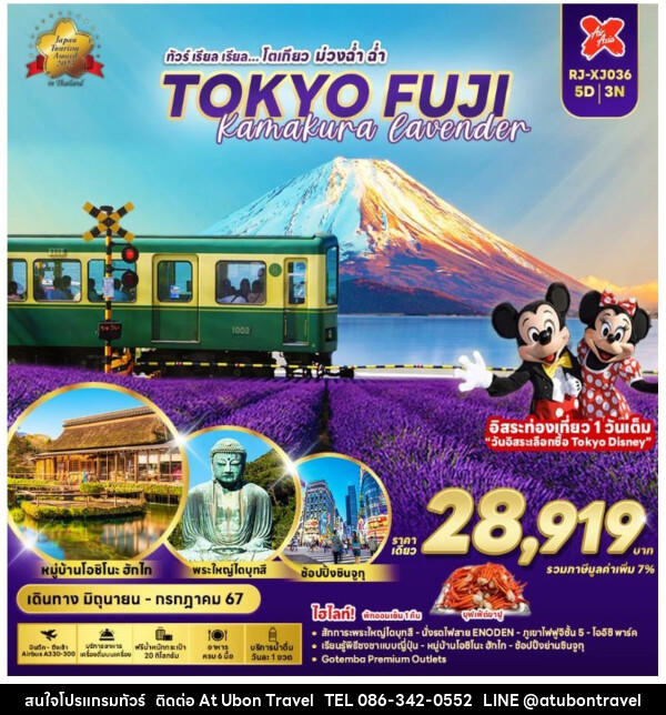 ทัวร์ญี่ปุ่น TOKYO KAMAKURA FREEDAY  - At Ubon Travel Co.,Ltd.
