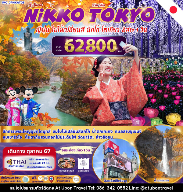 ทัวร์ญี่ปุ่น NIKKO TOKYO  - At Ubon Travel Co.,Ltd.