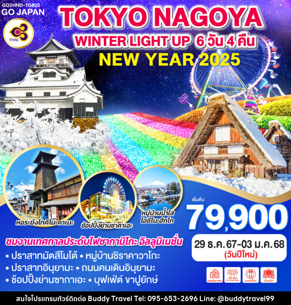 ทัวร์ญี่ปุ่น TOKYO NAGOYA WINTER LIGHT UP NEW YEAR - บัดดี้ ทราเวล