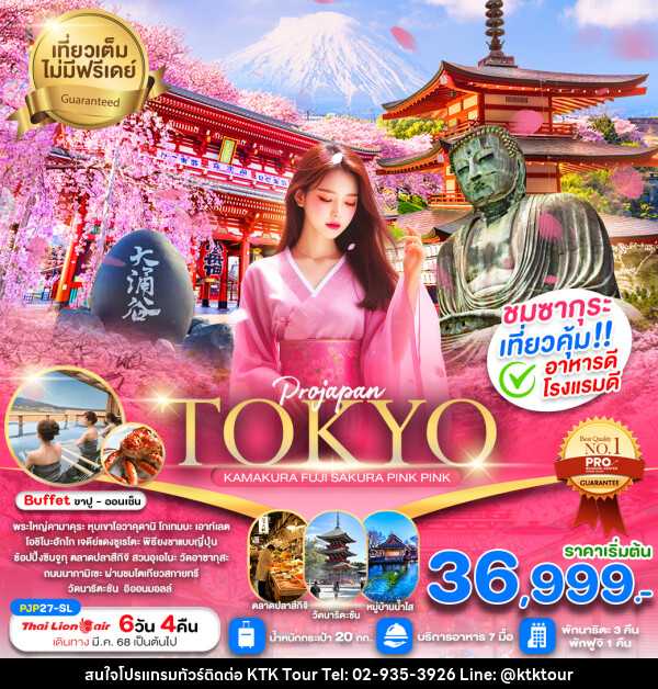 ทัวร์ญี่ปุ่น TOKYO KAMAKURA FUJI SAKURA PINK PINK - บริษัท เคทีเค คอร์เปอเรชั่น จำกัด