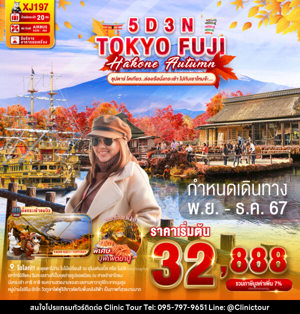 TOKYO FUJI HAKONE AUTUMN  - บริษัท คลินิค ทัวร์ จำกัด