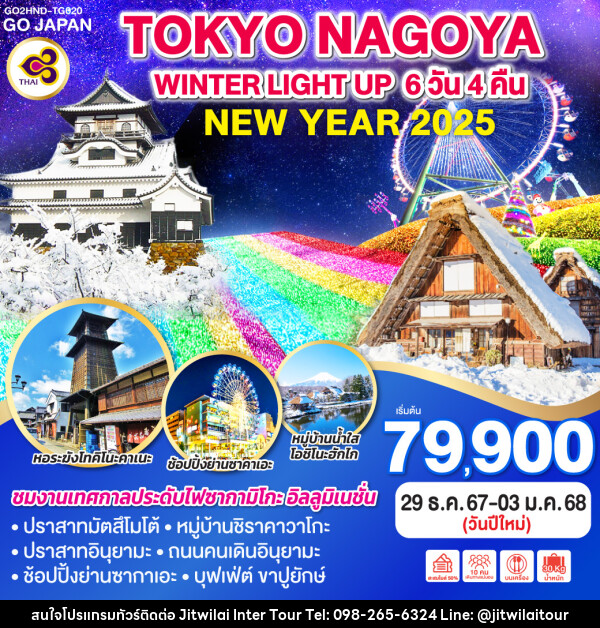 ทัวร์ญี่ปุ่น TOKYO NAGOYA WINTER LIGHT UP NEW YEAR - บริษัท จิตรวิไลย อินเตอร์ทัวร์ จำกัด