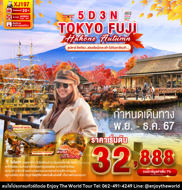 TOKYO FUJI HAKONE AUTUMN  - บริษัท เอ็นจอยเดอะเวิลด์ จำกัด