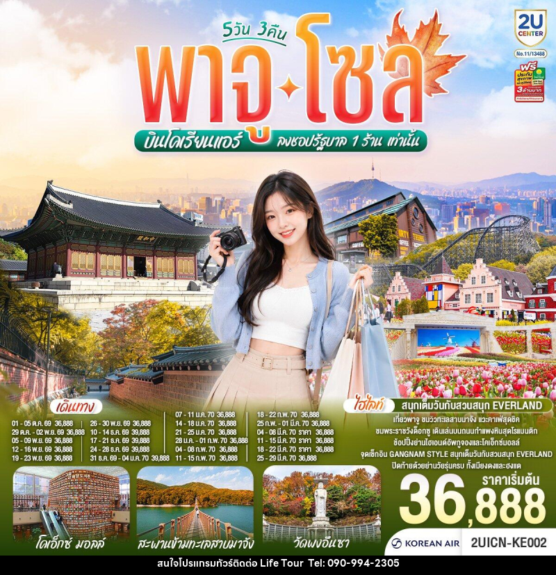 ทัวร์เกาหลี พาจู โซล - ไลฟ์ ทัวร์