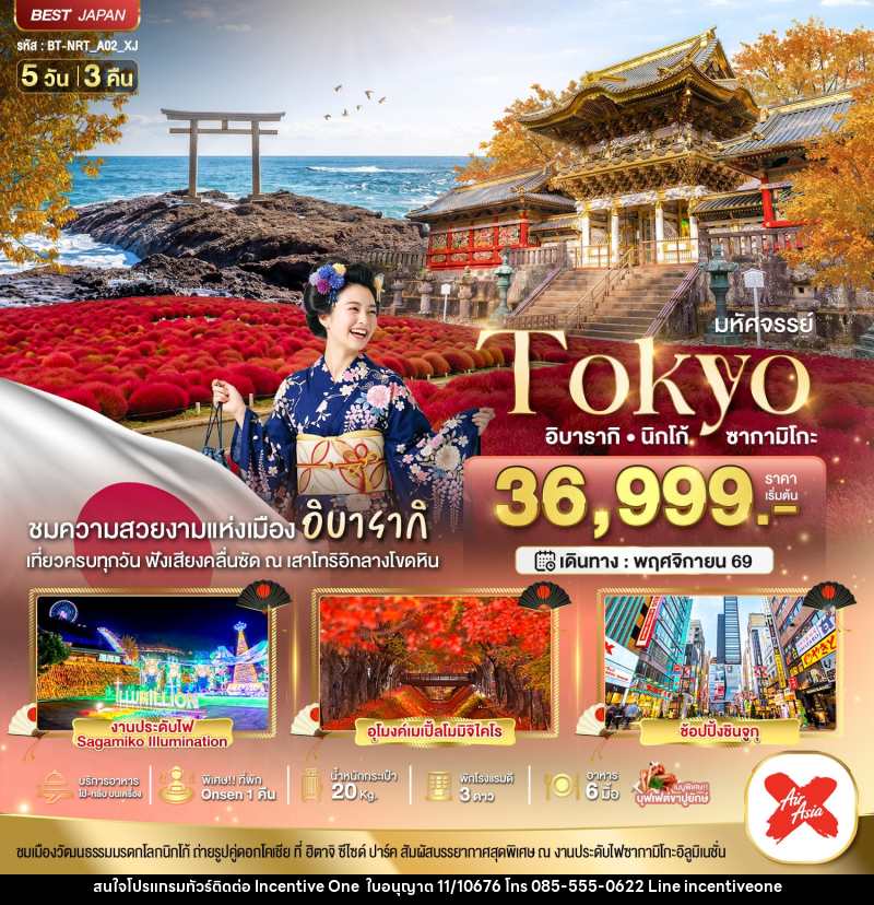 ทัวร์ญี่ปุ่น มหัศจรรย์...TOKYO อิบารากิ นิกโก้ ซากามิโกะ - INCENTIVE ONE CO.,LTD