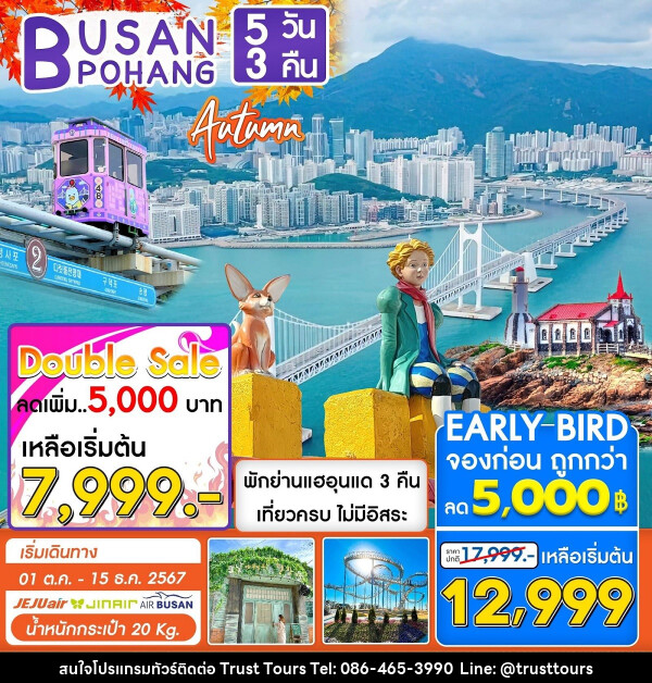 ทัวร์เกาหลี BUSAN POHANG AUTUMN - บริษัท อัตถ์ประเสริฐ จำกัด