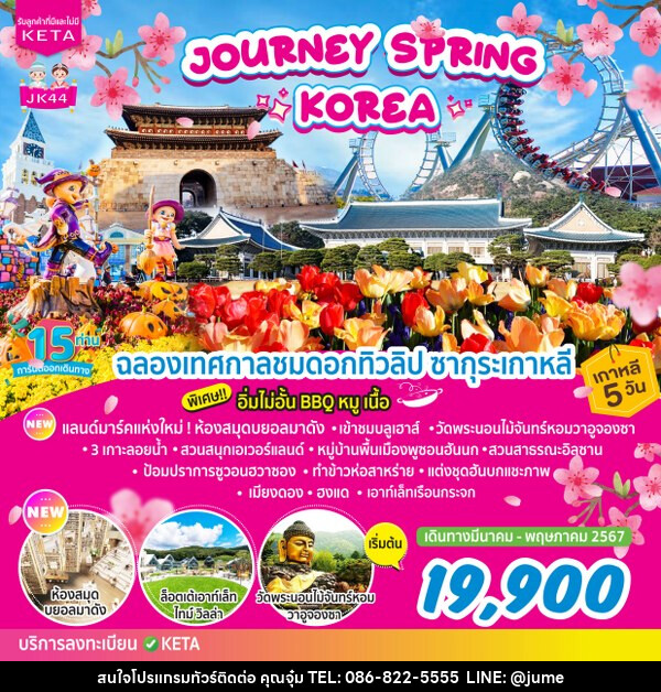 ทัวร์เกาหลี Journey Spring Korea - บริษัท มิรันตีทริป จำกัด