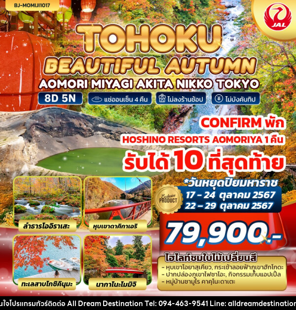 ทัวร์ญี่ปุ่น TOHOKU BEAUTIFUL AUTUMN - บริษัทฮิวแมน เน็กซ์ จำกัด