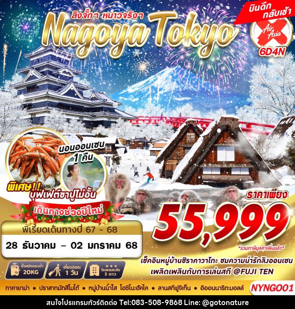 ทัวร์ญี่ปุ่น ลิงจั๊กๆ หนาวจริงๆ Nagoya Tokyo - GO TO NATURE