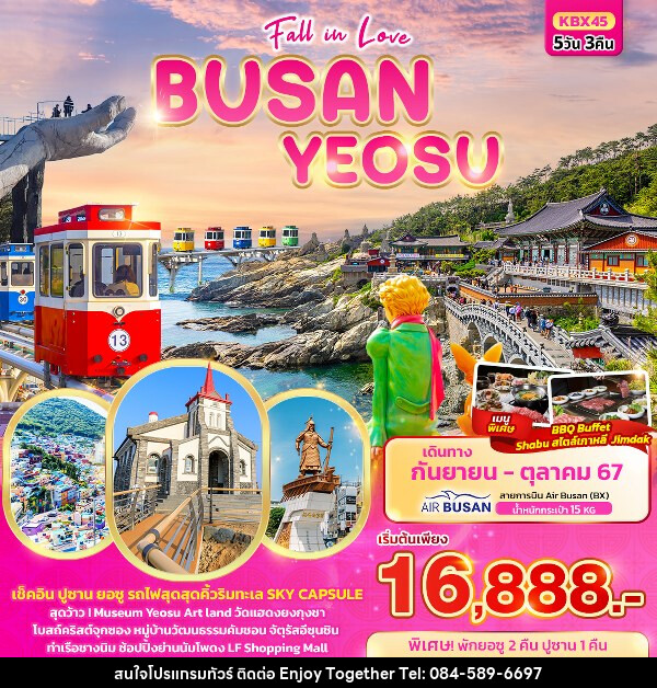 ทัวร์เกาหลี Fall in love BUSAN YEOSU  - บริษัท เอนจอย ทูเกเตอร์ จำกัด