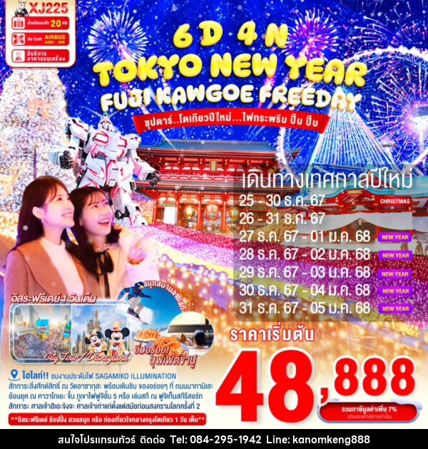 ทัวร์ญี่ปุ่น TOKYO NEW YEAR FUJI KAWAGOE - Tnews Organize