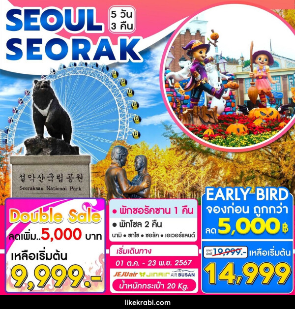 ทัวร์เกาหลี SEOUL SEORAK - 