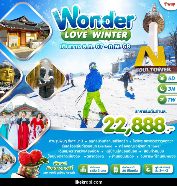 ทัวร์เกาหลี LOVE WINTER - 