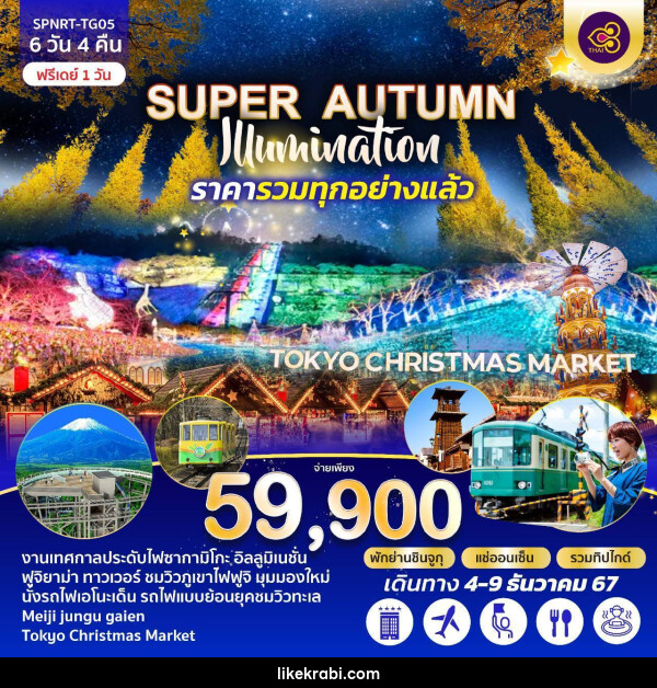 ทัวรฺ์ญี่ปุ่น SUPER AUTUMN illumination - 