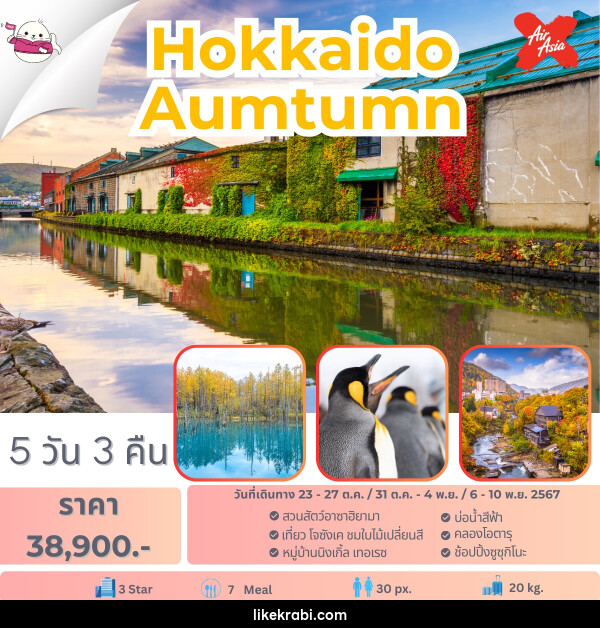 ทัวร์ญี่ปุ่น Hokkaido Autumn - 