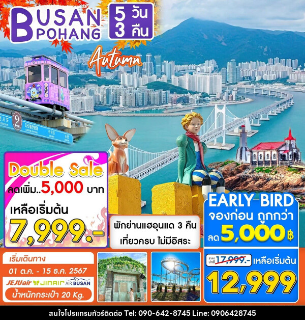 ทัวร์เกาหลี BUSAN POHANG AUTUMN - Atlas Discovery