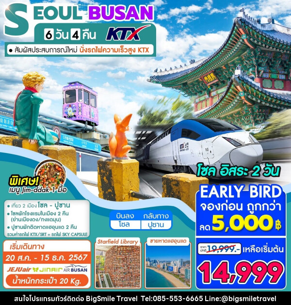 ทัวร์เกาหลี  SEOUL BUSAN KTX - บริษัท บิ๊กสมาย ทราเวล จำกัด