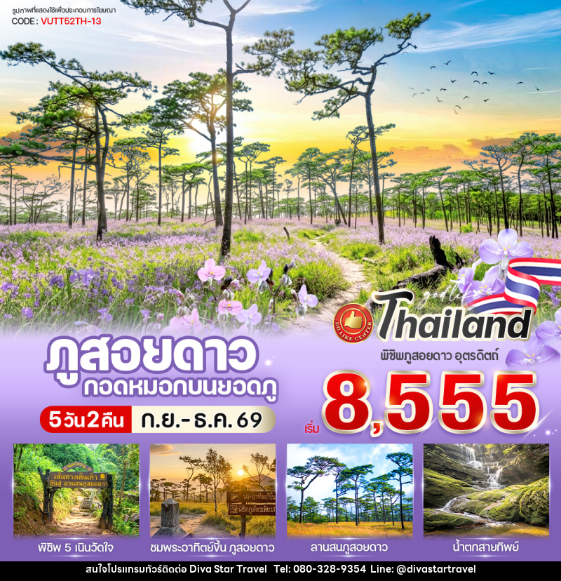 ทัวร์พิษณุโลก ภูสอยดาว กอดหมอกบนยอดภู - บริษัท ดีว่า สตาร์ ทราเวล จำกัด
