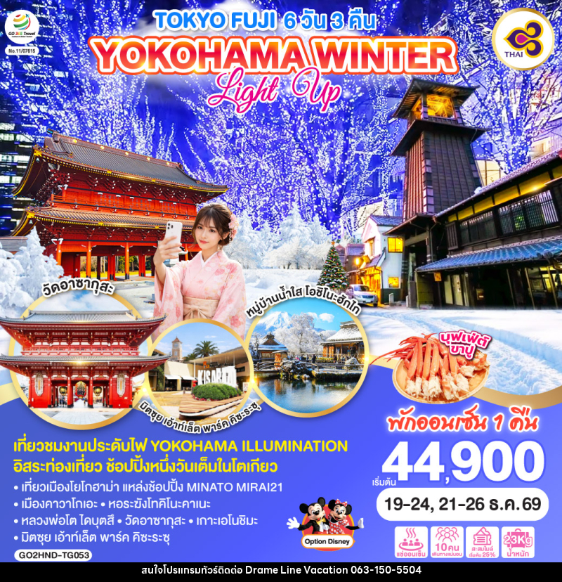ทัวร์ญี่ปุ่น TOKYO FUJI YOKOHAMA WINTER LIGHT UP - DREAMLINE VACATION COMPANY LIMITED ทัวร์ญี่ปุ่น TOKYO FUJI YOKOHAMA WINTER LIGHT UP - DREAMLINE VACATION COMPANY LIMITED