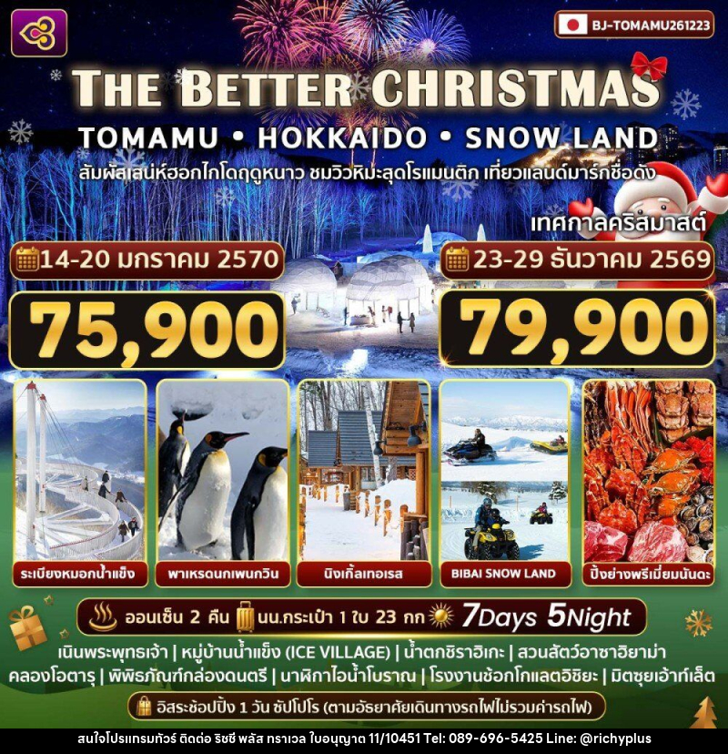 ทัวร์ญี่ปุ่น THE BETTER CHRISTMAS - บริษัท ริชชี่ พลัส จำกัด