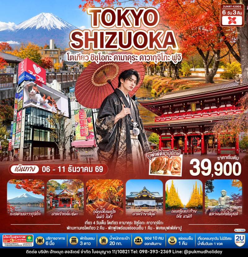 ทัวร์ญี่ปุ่น TOKYO SHIZUOKA โตเกียว ชิซุโอกะ คามาคุระ คาวากุจิโกะ ฟูจิ - บริษัท ปักหมุด ฮอลิเดย์ จำกัด
