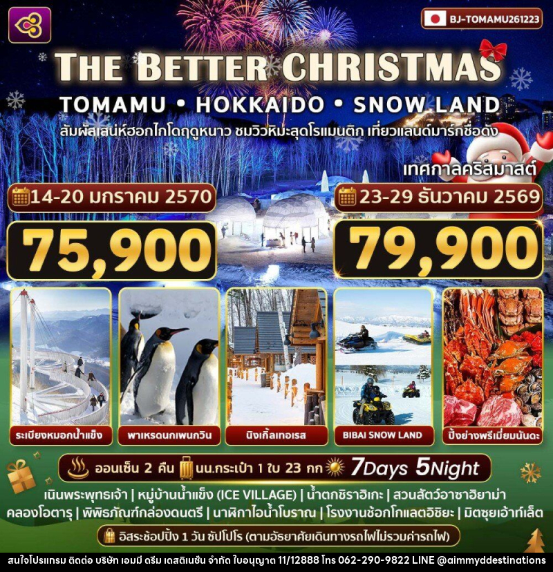 ทัวร์ญี่ปุ่น THE BETTER CHRISTMAS - บริษัท เอมมี่ ดรีม เดสติเนชั่น จำกัด