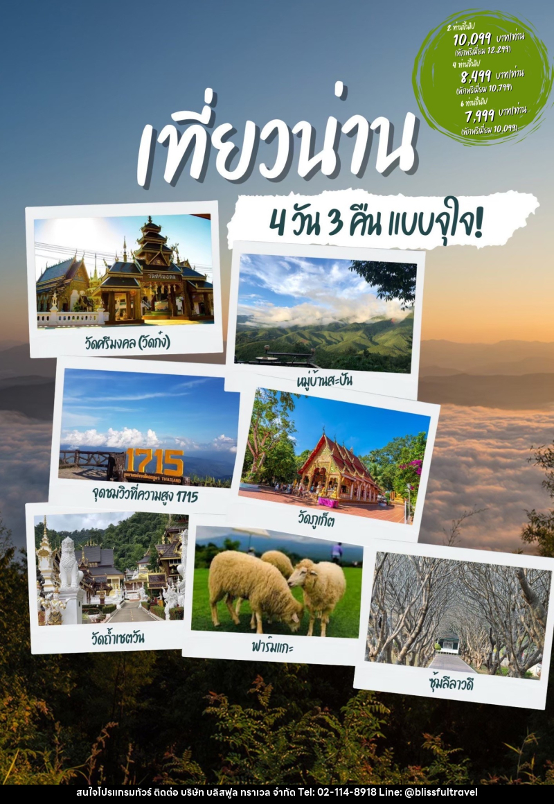 แพ็คเกจทัวร์น่าน - บริษัท บลิสฟูล ทราเวล จำกัด แพ็คเกจทัวร์น่าน - บริษัท บลิสฟูล ทราเวล จำกัด