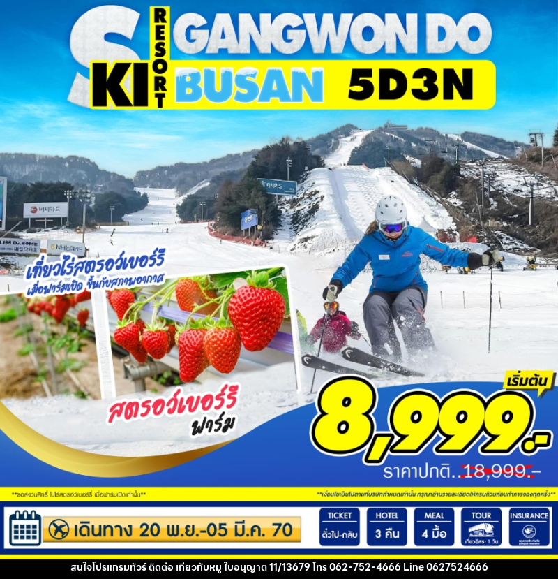 ทัวร์เกาหลี GANGWON DO SKI RESORT BUSAN - บริษัท ไปเที่ยวกับหมู จำกัด ทัวร์เกาหลี GANGWON DO SKI RESORT BUSAN - บริษัท ไปเที่ยวกับหมู จำกัด