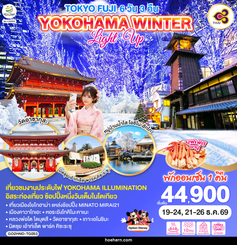 ทัวร์ญี่ปุ่น TOKYO FUJI YOKOHAMA WINTER LIGHT UP - เหาะเหินเดินอากาศ ทัวร์ญี่ปุ่น TOKYO FUJI YOKOHAMA WINTER LIGHT UP - เหาะเหินเดินอากาศ