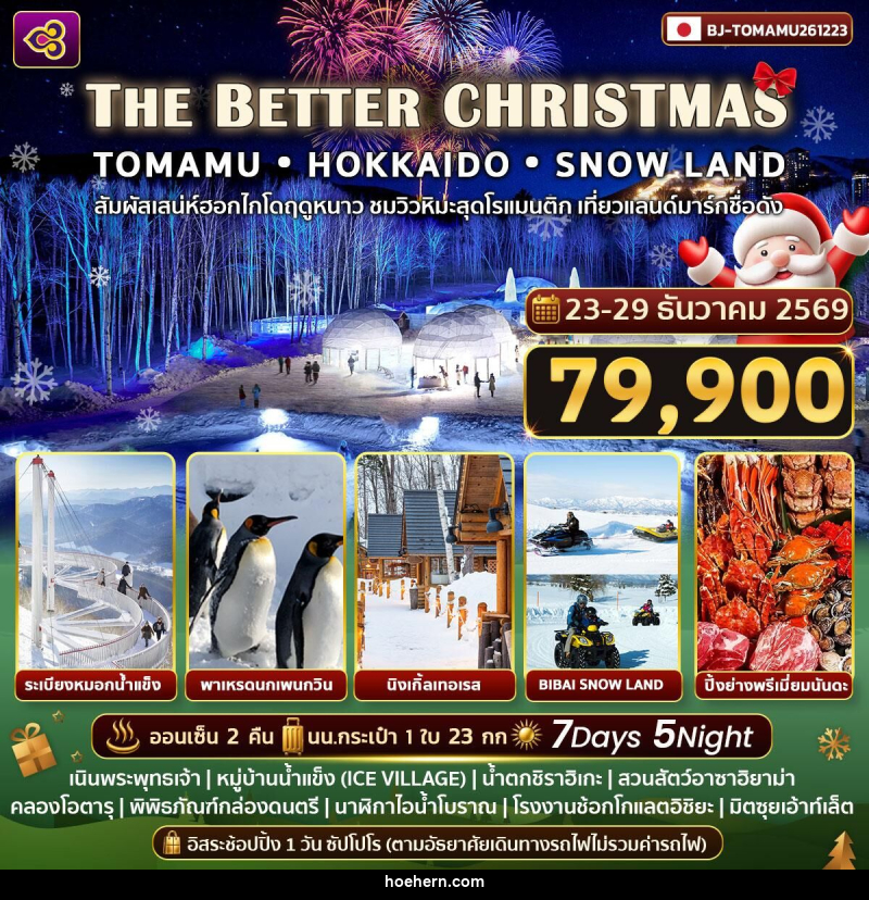 ทัวร์ญี่ปุ่น THE BETTER CHRISTMAS - เหาะเหินเดินอากาศ