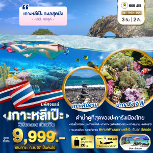 ทัวร์หลีเป๊ะ มหัศจรรย์..เกาะหลีเป๊ะ ทะเลสุดปัง ดำน้ำดูที่สุดของประการังเมืองไทย - บัดดี้ ทราเวล