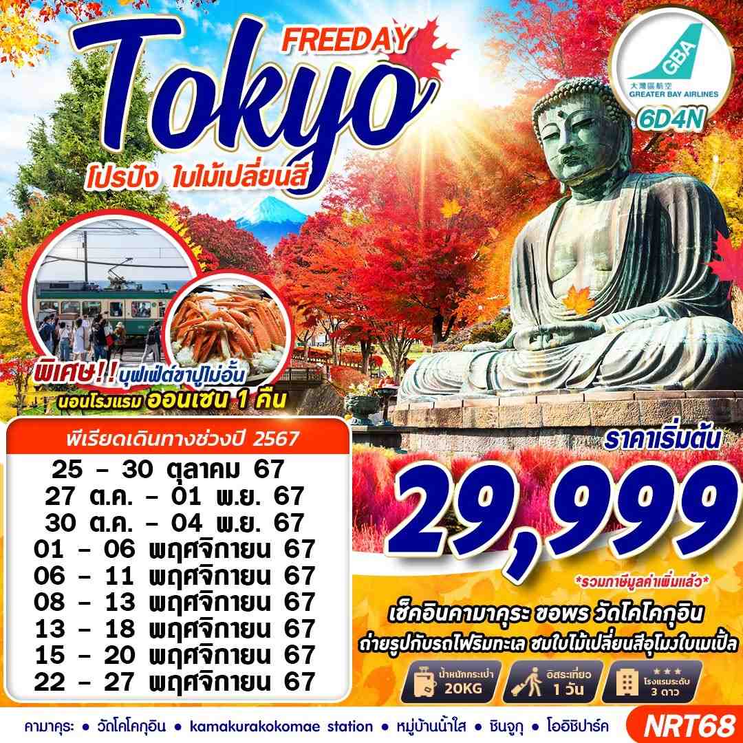 ทัวร์ญี่ปุ่น TOKYO AUTUMN โปรปัง ใบไม้เปลี่ยนสี (FREEDAY) - Sunsmile Booking and Travel Service