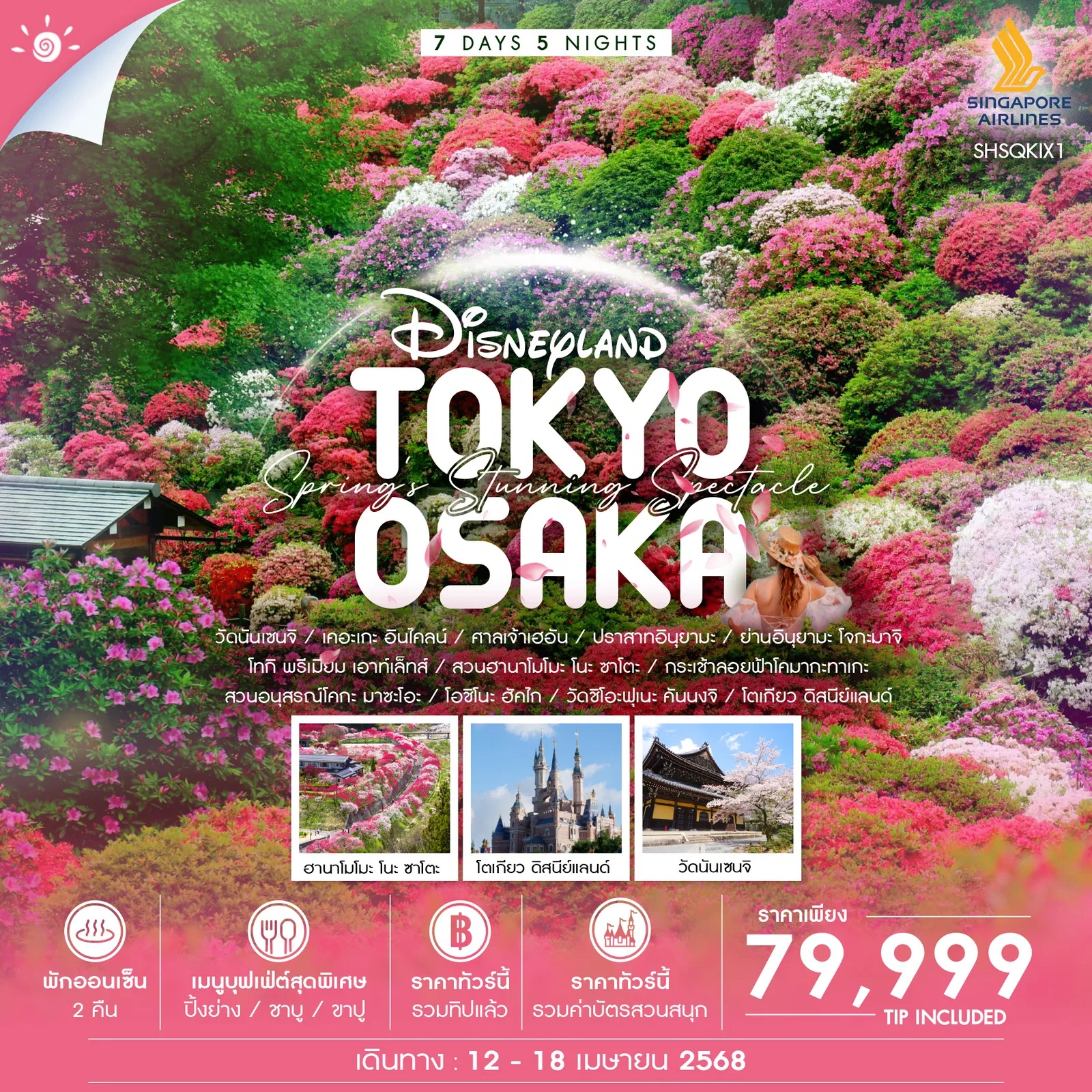 ทัวร์ญี่ปุ่น Disneyland TOKYO OSAKA - บริษัท ชิค เวเคชั่นส์ จำกัด