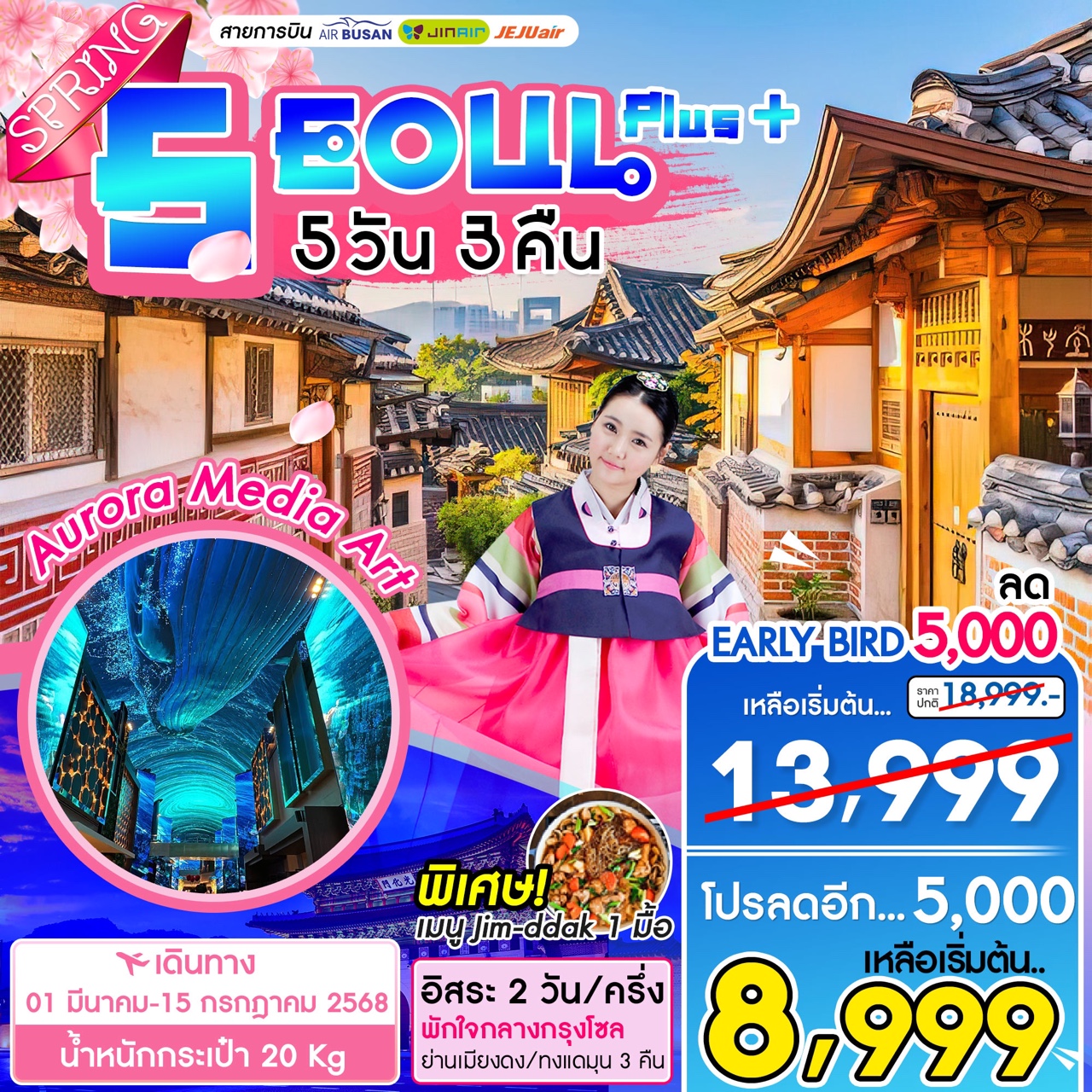 ทัวร์เกาหลี SEOUL PLUS+ Spring - SODA MANAGEMENT CO.,LTD