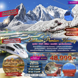 ทัวร์จีน Exclusive Premium Kunming คุนหมิง ต้าหลี่ ลี่เจียง แชงกรีล่า ภูเขาหิมะมังกรหยก  - บริษัท ดับเบิล ชายน์ ทราเวล จำกัด