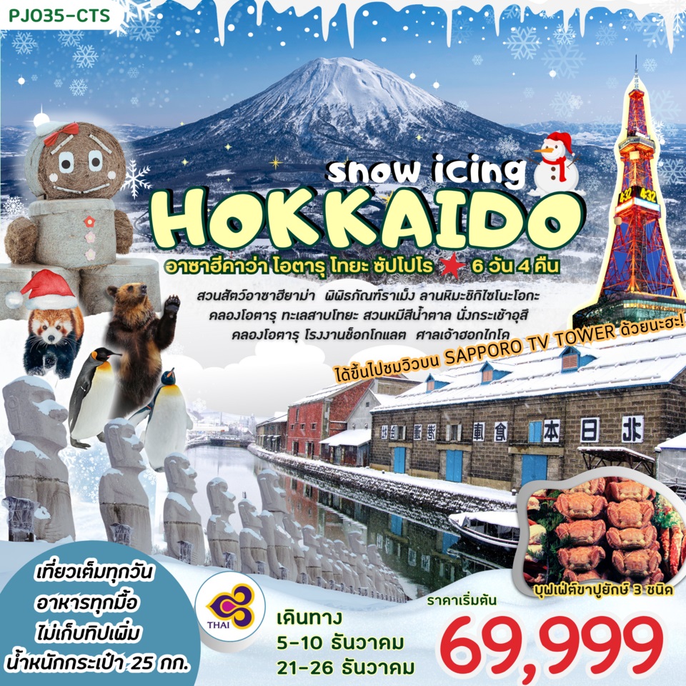 ทัวร์ญี่ปุ่น HOKKAIDO SNOW ICING - SODA MANAGEMENT CO.,LTD