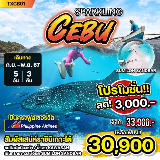 ทัวร์ฟิลิปปินส์ SPARKLING CEBU - SODA MANAGEMENT CO.,LTD