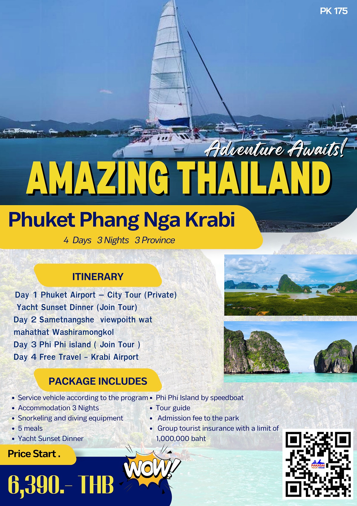 แพ็คเกจทัวร์ Phuket Phang Nga Krabi - Nikorn Marine Tour Phuket